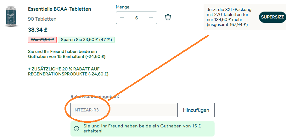 Myprotein Empfehlungscode
